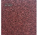 RUBBER SAFETY FLOORING ECO TILES (แผ่นยางกันกระแทก รุ่นเม็ด) RED BRICK SIZE 50x50x2.5CM WEIGHT 5KG 1Y.